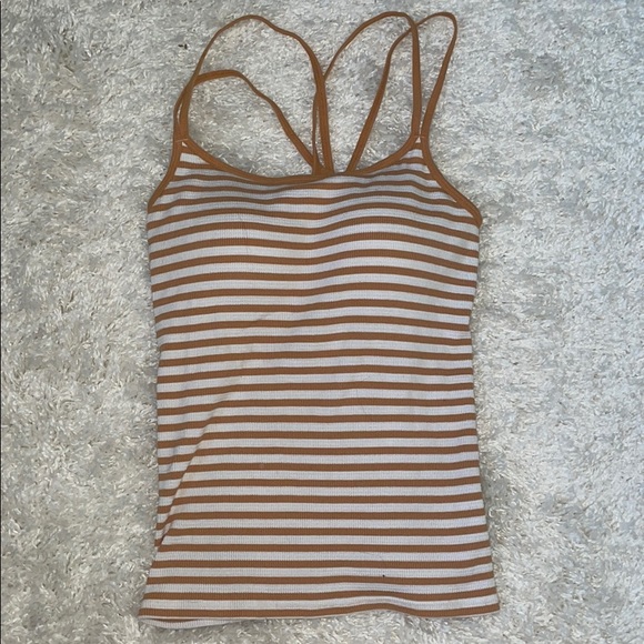 Yellow Stripe Tank Top - Picture 1 of 3